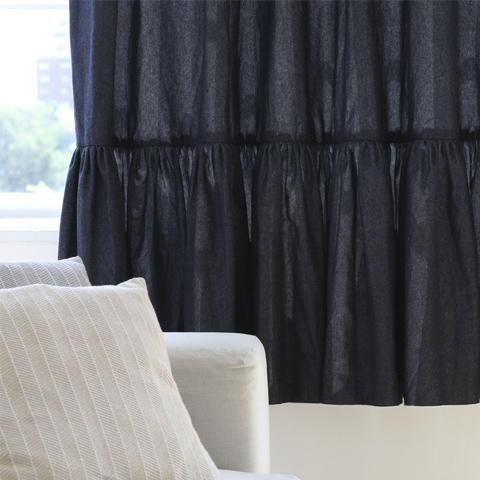 デニムティアードフリル