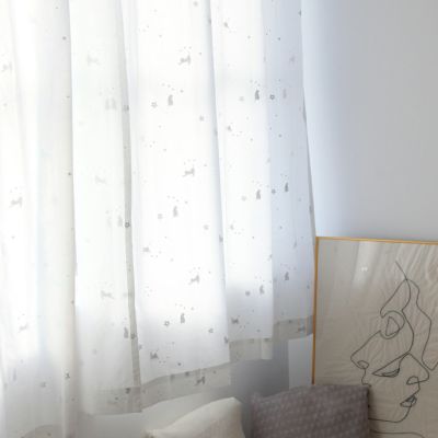 キティンボイル】【pretty style】 遮熱 遮像 洗濯可 猫柄 草花 キティンボイル】【pretty style】 遮熱 遮像 洗濯可 猫柄 草花
