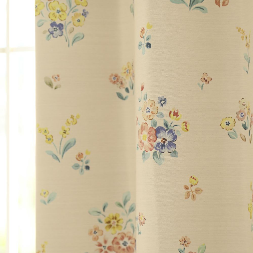 アロマティス】遮光2級 洗濯可 花柄 ドレープカーテン | おしゃれな