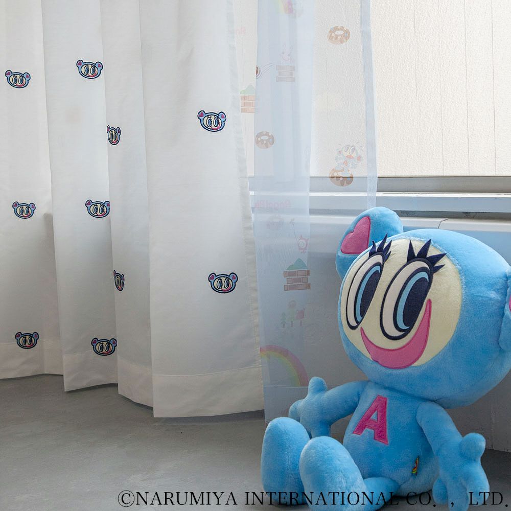 ANGEL BLUE】フェイスグラフィック刺繍 エンジェルブルー レース