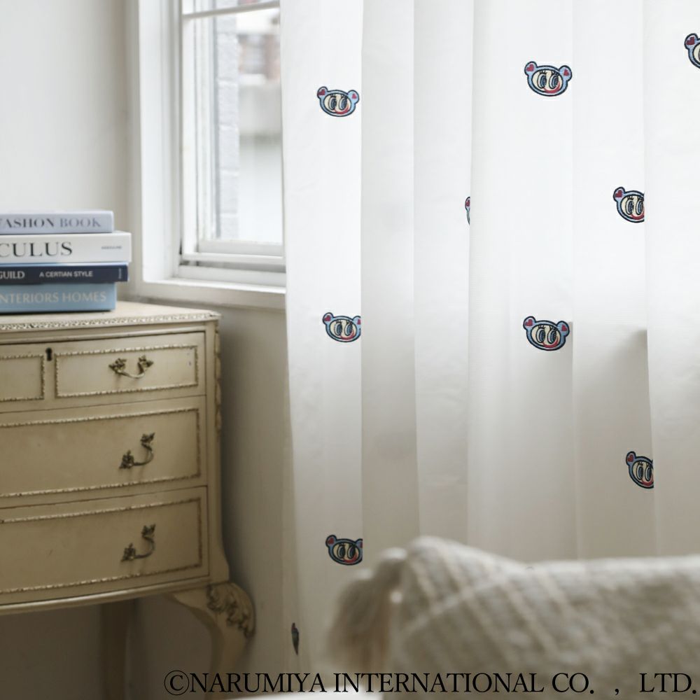 ANGEL BLUE】フェイスグラフィック刺繍 エンジェルブルー レース