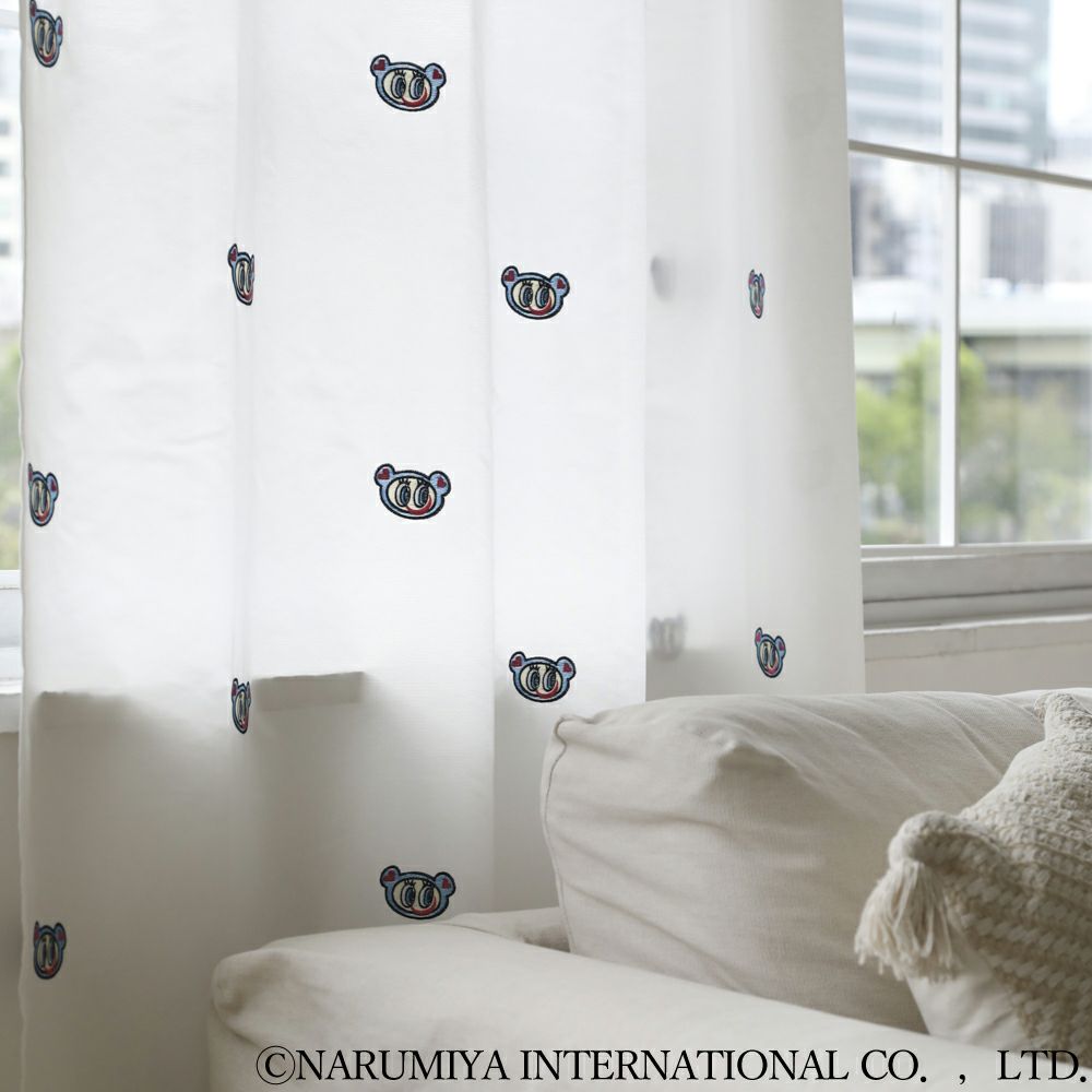 ANGEL BLUE】フェイスグラフィック刺繍 エンジェルブルー レース