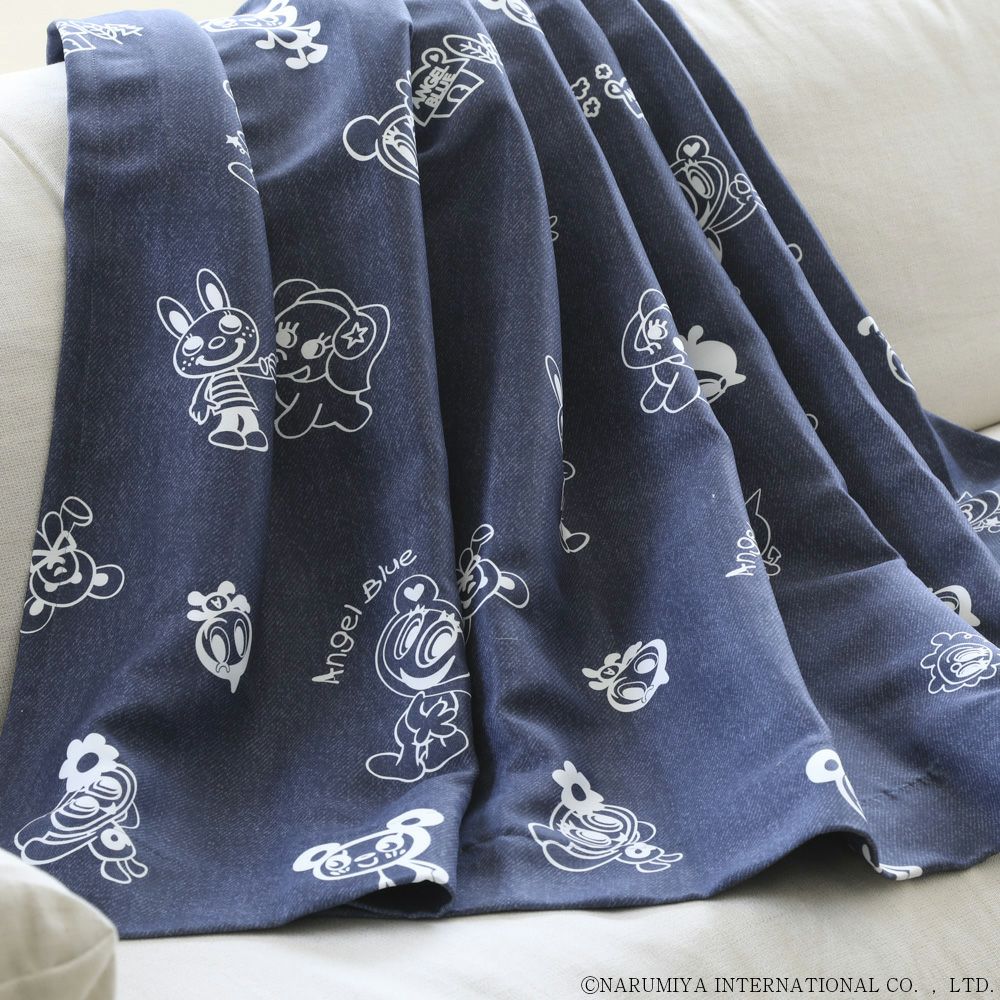 ANGEL BLUE】スマイルパーティー エンジェルブルー 洗濯可 遮光2級